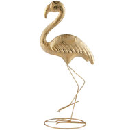 Dekoratief | Flamingo goud, metaal, 41x19x10cm | A220132