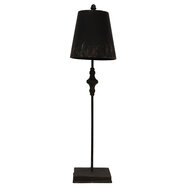 Clayre & Eef | Tafellamp Zwart ø 20x75 cm E27/max 1x60W | 5LMP670