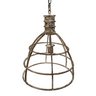 Clayre & Eef | Hanglamp Beige ø 39x47 cm E27/max 1x40W | 6LMP784