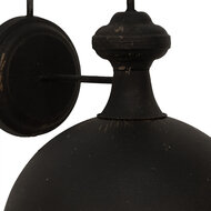 Clayre & Eef | Wandlamp Zwart 35x42x48 cm E27/max 1x60W | 6LMP786