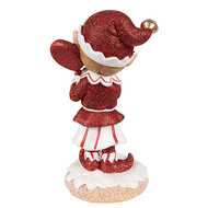 Clayre &amp; Eef | Decoratie elf Rood 12x9x20 cm | 6PR4902