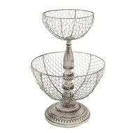 Clayre & Eef | Etagère Beige Kleurig ø 30x44 cm | 6Y5412