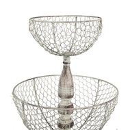 Clayre & Eef | Etagère Beige Kleurig ø 30x44 cm | 6Y5412