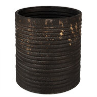 Clayre & Eef | Plantenstandaard Binnen Zwart ø 29x53 cm | 6Y5476