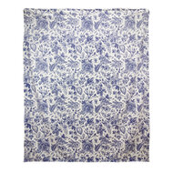 Clayre &amp; Eef | Plaid Wit Blauw 130x170 cm | KT060.147