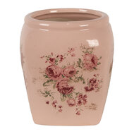 Clayre &amp; Eef | Bloempot Binnen Roze 12x12x14 cm | 6CE1604S