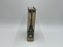 Eifeltoren Parijs Boekenkluis decoratieboek opbergdoos 24 cm x 15,5 cm vintage bruin | 527549 | Home Sweet Home