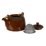 Clayre &amp; Eef | Theepot Bruin &oslash; 14x12 cm / 750 ml | 6CETE0137