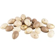 Dekoratief | Zakje m/eitjes, cr?me/bruin, 12x12x15cm | A240191