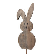 Clayre &amp; Eef | Plantensteker konijn Bruin 15x1x100 cm | 5H0683