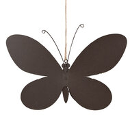 Clayre &amp; Eef | Decoratie hanger vlinder Roze 22x4x14 cm | 6Y5578M