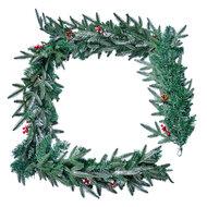 Clayre &amp; Eef | Decoratie slinger kerst Groen 270 cm | 65470