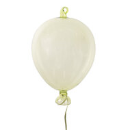 Clayre &amp; Eef | Decoratie hanger ballon Groen &oslash; 7x14 cm | 6GL4437