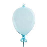 Clayre &amp; Eef | Decoratie hanger ballon Blauw &oslash; 10x17 cm | 6GL4440