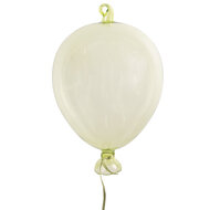 Clayre &amp; Eef | Decoratie hanger ballon Groen &oslash; 14x21 cm | 6GL4443