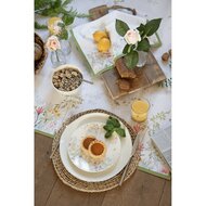 Clayre &amp; Eef | Servies Ontbijtbord Wit &oslash; 20x2 cm | WFFDP