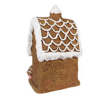 Clayre &amp; Eef | Decoratie Huis met LED Bruin 22x18x39 cm | 6MG0054