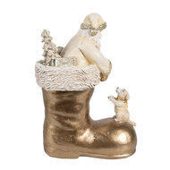 Clayre &amp; Eef | Decoratie Kerstman in laars 12x7x16 cm | 6PR4167