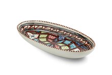 Ovale schaal Marron 30 cm serveerschaal aardewerk | OS.MA.30 | Dishes &amp; Deco