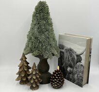 Nobilis kunst kerstboom klein 31 cm  x 21cm groen | 99809975 | Home Sweet Home | Stoer &amp; Sober Woonstijl