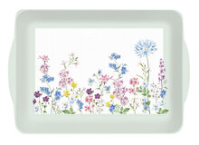 Dekoratief | Dienblad m/handvaten &#039;Floraison&#039;, pvc, 46x32cm | A231050