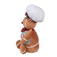 Clayre &amp; Eef | Decoratie peperkoekpop Bruin Wit 19x14x35 cm | 65583