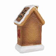 Clayre &amp; Eef | Decoratie Huisje Bruin rood 9x7x15 cm | 6CE1770