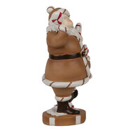 Clayre &amp; Eef | Kerstdecoratie Kerstman Bruin 12x9x20 cm | 6PR4276