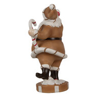 Clayre &amp; Eef | Kerstdecoratie Kerstman Bruin 12x9x20 cm | 6PR4276