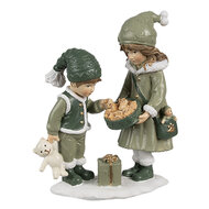 Clayre &amp; Eef | Decoratie Kinderen Groen 10x5x13 cm | 6PR4189