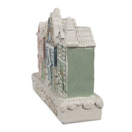 Clayre &amp; Eef | Decoratie Huis Wit 13x4x10 cm | 6PR4204