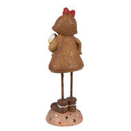 Clayre &amp; Eef | Decoratie peperkoekpop Bruin 7x7x18 cm | 6PR4274