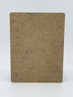 Staand deco bord nostalgisch afbeelding Schotse hooglander sepia kleur 19 x 14 cm  mdf | 65513 | Home Sweet Home | Stoer &amp; 