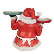 Clayre &amp; Eef | Kerstdecoratie Beeld Kerstman Rood Wit 55x33x44 cm | 6PR4248