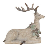 Clayre &amp; Eef | Decoratie hert Bruin 32x16x51 cm | 6PR4286