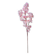 Clayre &amp; Eef | Decoratie tak met bloemen Roze Wit 20x10x106 cm | 5PL0072