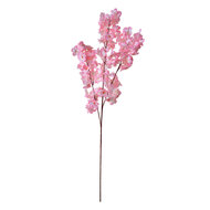 Clayre &amp; Eef | Decoratie tak met bloemen Roze 20x10x106 cm | 5PL0074