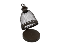 Decoratie Gaas stolp vintage roestachtig bruin ijzer 33 x 16,5 cm | 813172 | Home Sweet Home | Stoer &amp; Sober Woonstijl