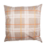 Clayre &amp; Eef | Kussenhoes Beige Oranje 45x45 cm | PPS21