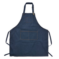 Clayre & Eef | Keukenschort Blauw 77x68 cm | KT041.041
