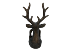 Decoratiebeeld Hert Zen vintage bruin steen maat S 30 x 16 cm | 820615 | Home Sweet Home | Stoer & Sober Woonstijl