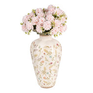 Clayre & Eef | Vaas Beige Roze ø 17x30 cm | 6CE1937S