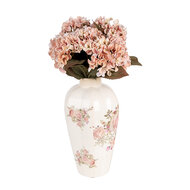 Clayre & Eef | Vaas Beige Roze ø 17x30 cm | 6CE1963S