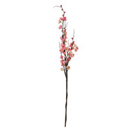 Clayre &amp; Eef | Decoratie tak met bloemen Roze  7x7x115 cm | 5PL0110P