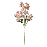 Clayre &amp; Eef | Decoratie tak met bloemen Roze Groen 22x11x85 cm | 5PL0120