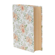 Clayre & Eef | Doos in boekvorm (3) Wit Groen 29x24x7/25x20x6/22x16x5 cm | 66021