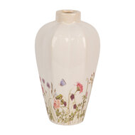 Clayre & Eef | Vaas Beige Roze ø 17x30 cm | 6CE1938S