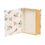 Clayre & Eef | Doos in boekvorm Wit 17x14x5 cm | 66013W