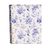 Clayre & Eef | Doos in boekvorm Wit Blauw 17x14x5 cm | 66014