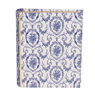 Clayre &amp; Eef | Doos in boekvorm Wit Blauw 17x14x5 cm | 66016
